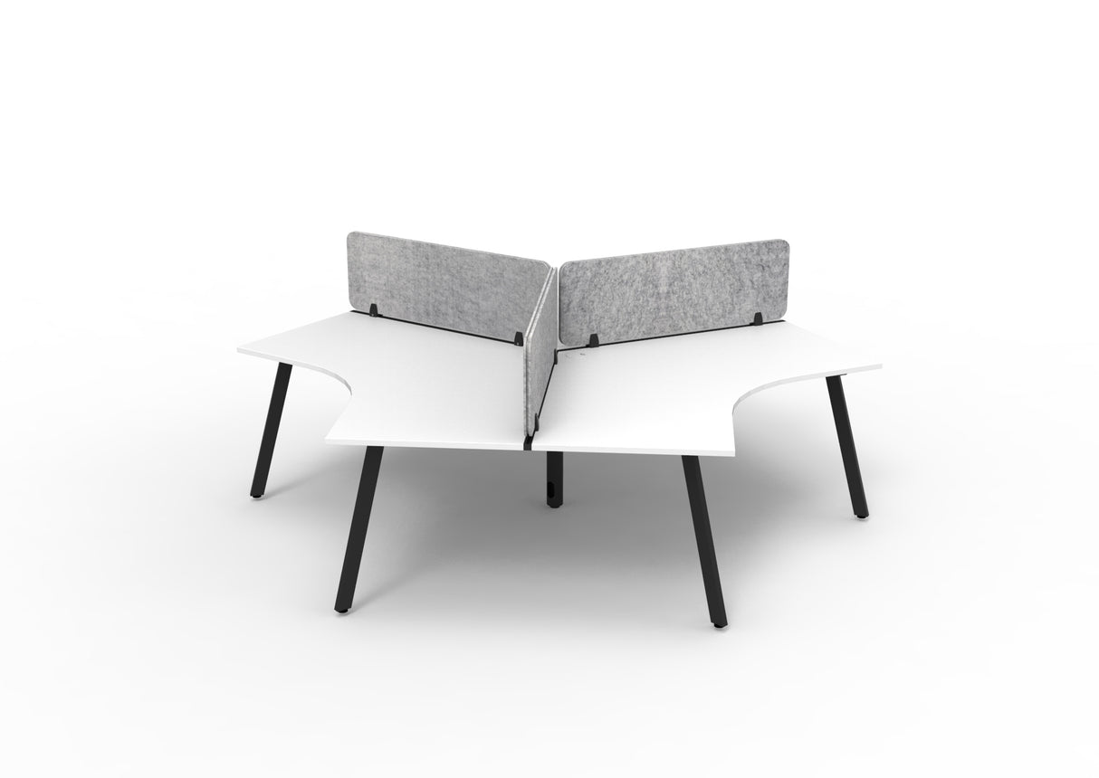 RL Infinity 120 Degree Workstation for 3 Users with Eco Panel Screen