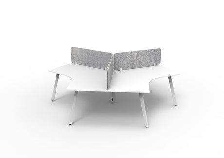 RL Infinity 120 Degree Workstation for 3 Users with Eco Panel Screen