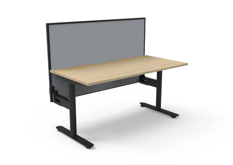 RL Halo Static Single Sided Desk with Aluminium Framed Screen