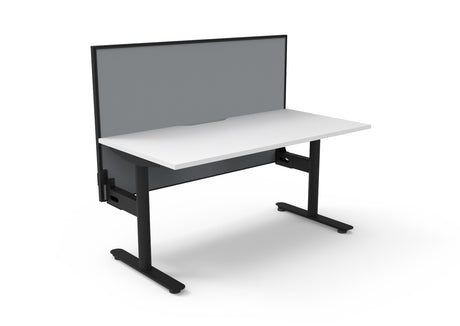 RL Halo Static Single Sided Desk with Aluminium Framed Screen