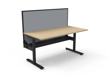 RL Halo Static Single Sided Desk with Aluminium Framed Screen