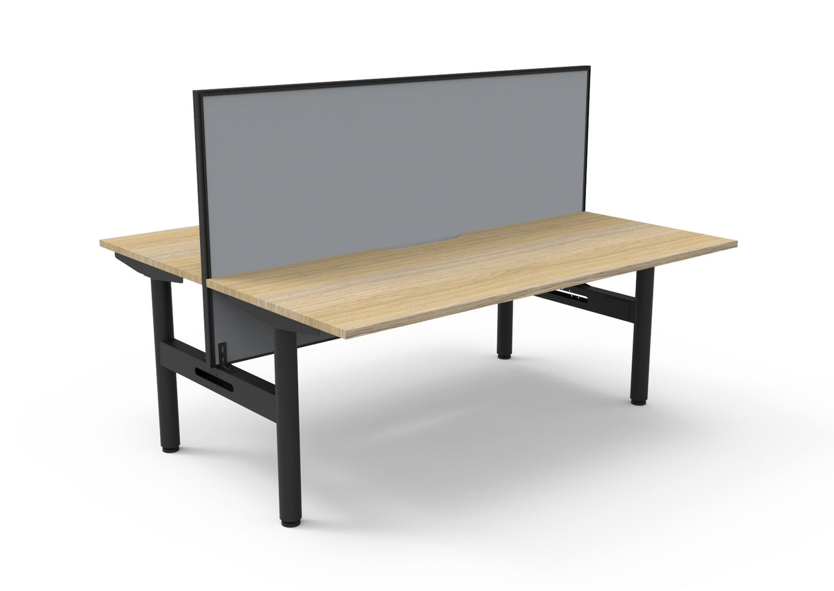 RL Halo Static Back to Back 2 User Workstation with Framed Screen