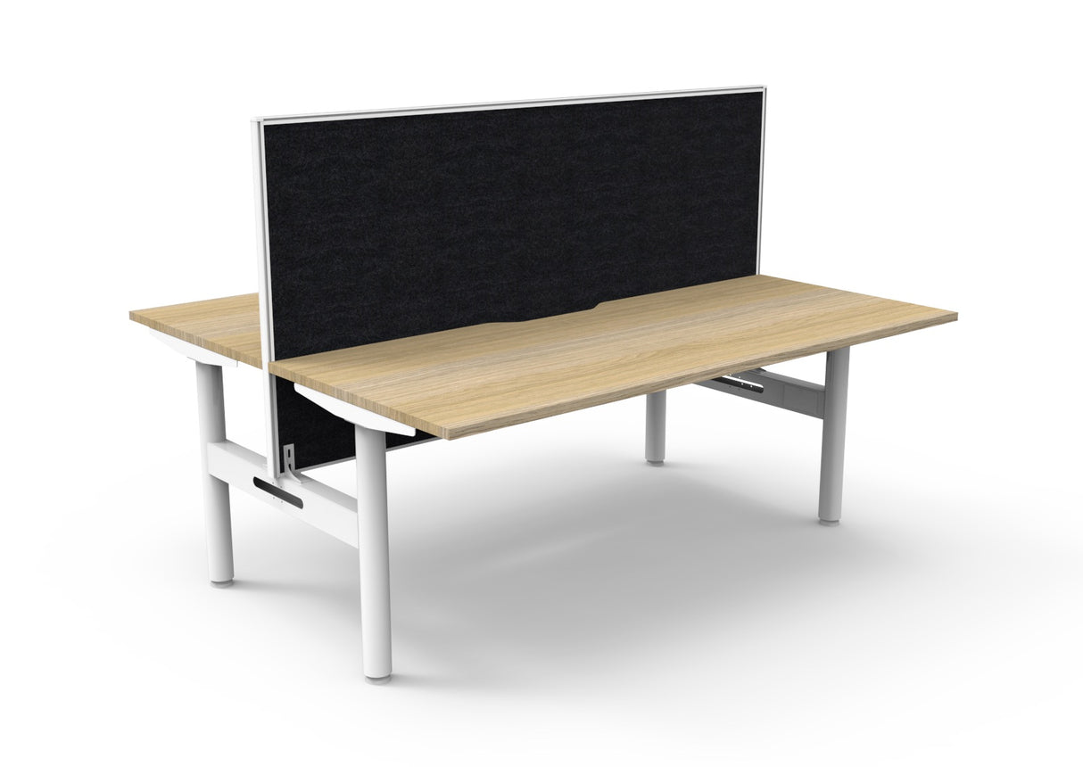 RL Halo Static Back to Back 2 User Workstation with Framed Screen