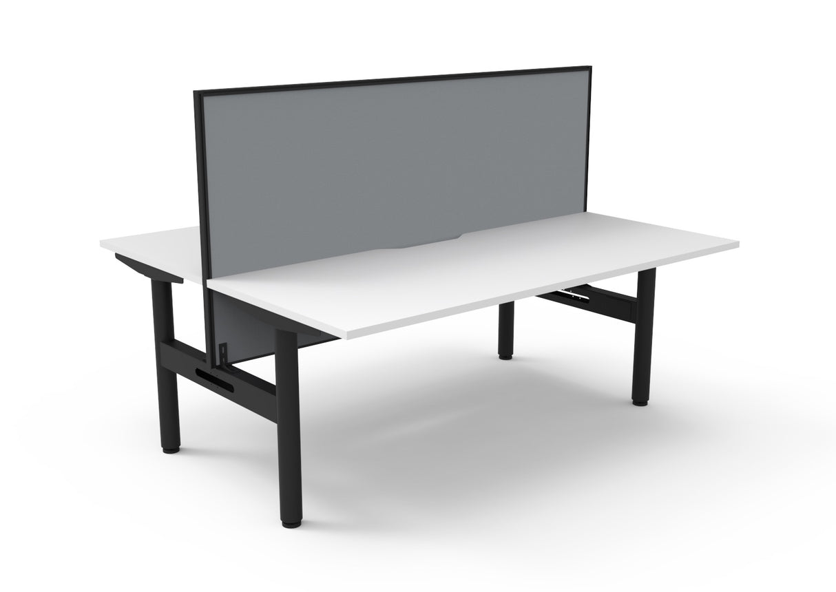 RL Halo Static Back to Back 2 User Workstation with Framed Screen