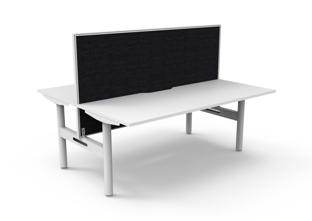 RL Halo Static Back to Back 2 User Workstation with Framed Screen