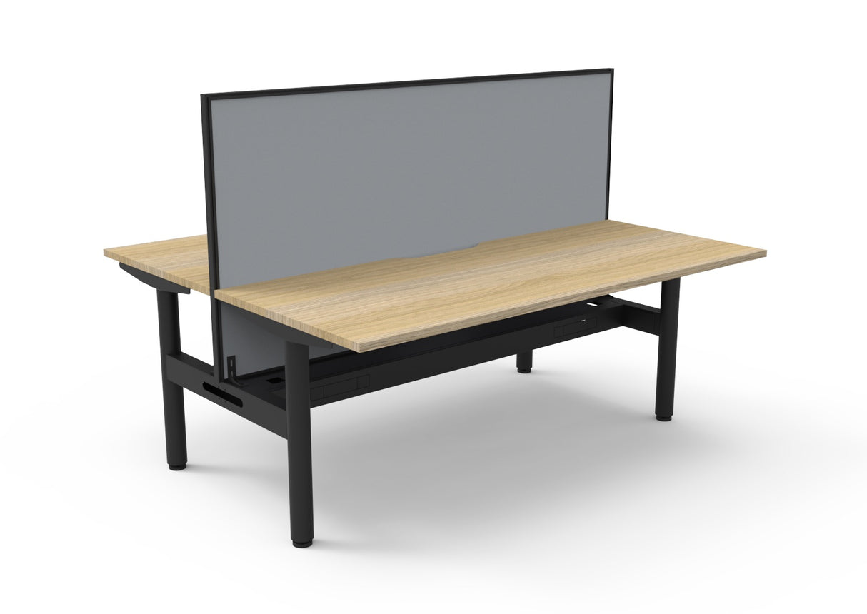 RL Halo Static Back to Back 2 User Workstation with Framed Screen