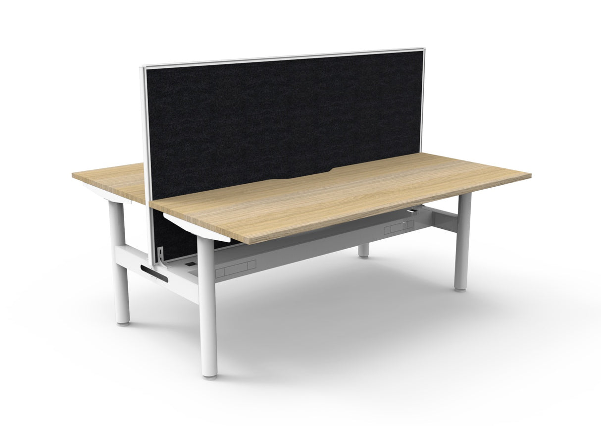 RL Halo Static Back to Back 2 User Workstation with Framed Screen