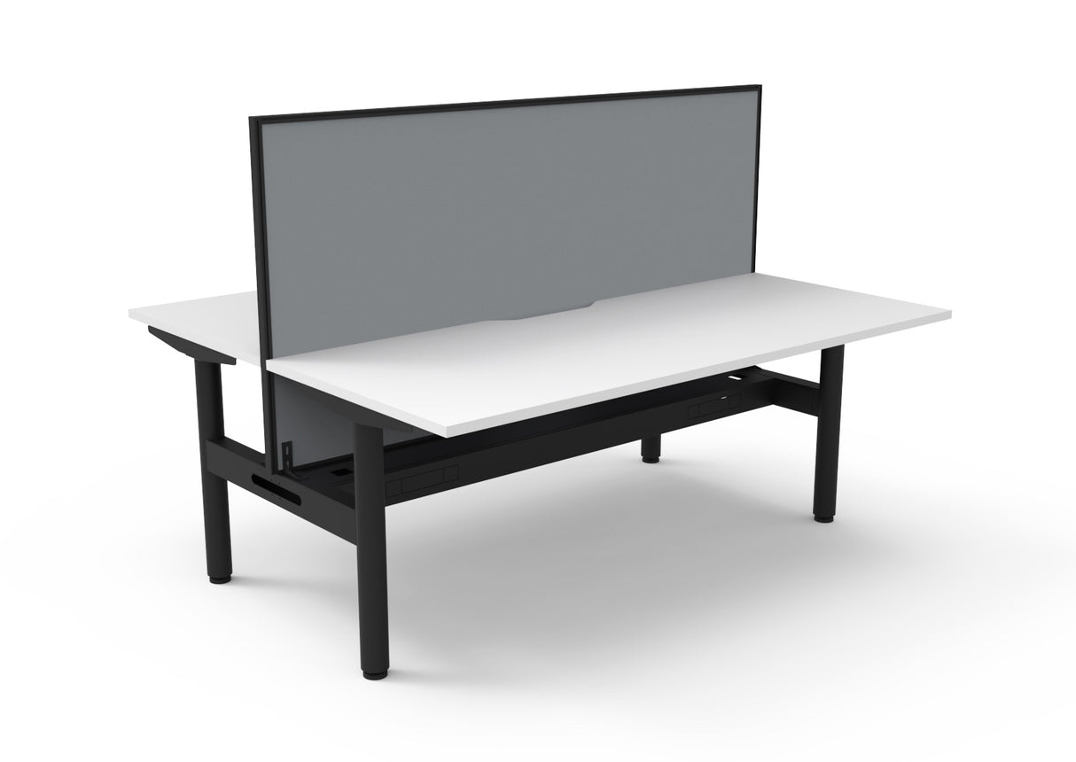 RL Halo Static Back to Back 2 User Workstation with Framed Screen