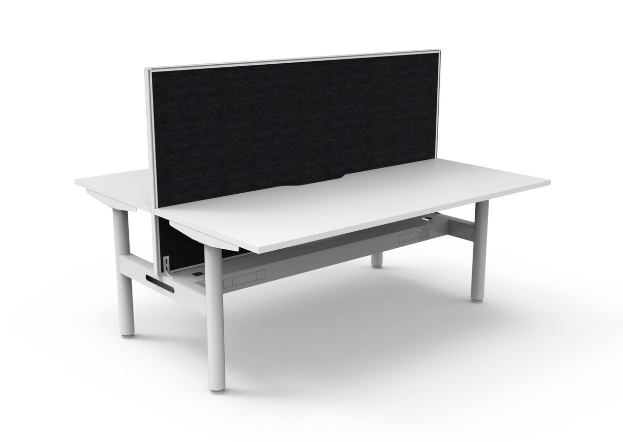 RL Halo Static Back to Back 2 User Workstation with Framed Screen