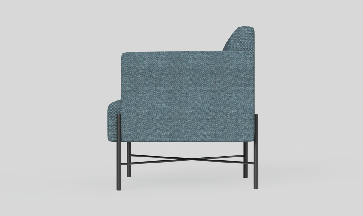 OL Avalon Fabric Upholstered Reception Area 3 Seater Sofa