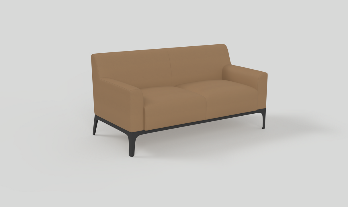 OL Cedar PU Leather Upholstered 2 Seater Breakout Lounge
