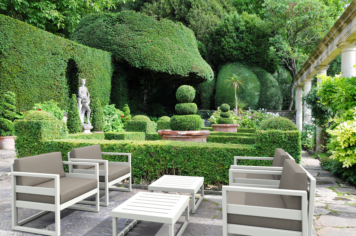 FL Mykonos Hospitality Outdoor Lounge Armchair with Cushion