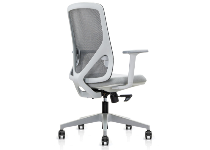 DD Zane Mesh Back Light Grey Task Chair