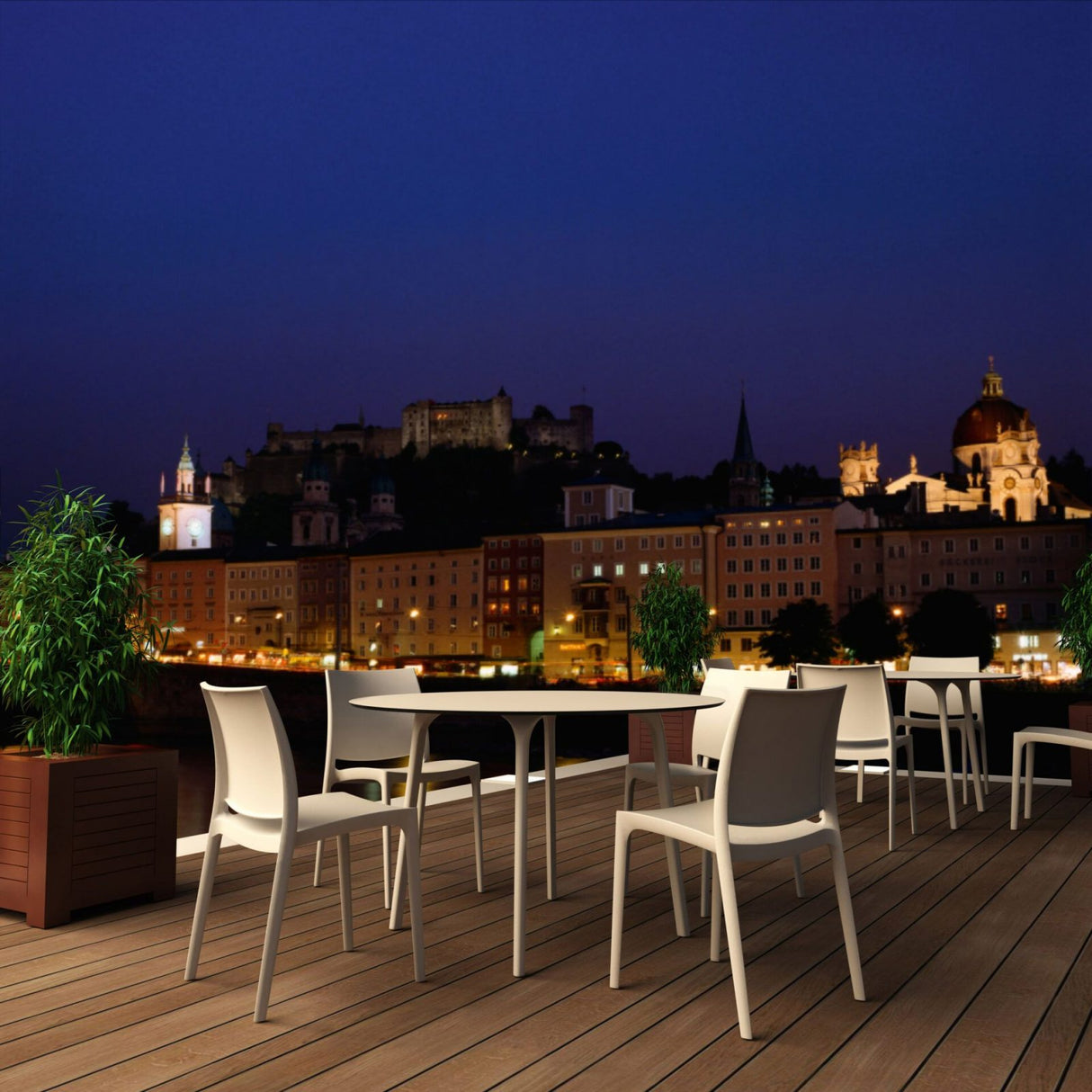 FL Maya Stackable Hospitality Outdoor Chair