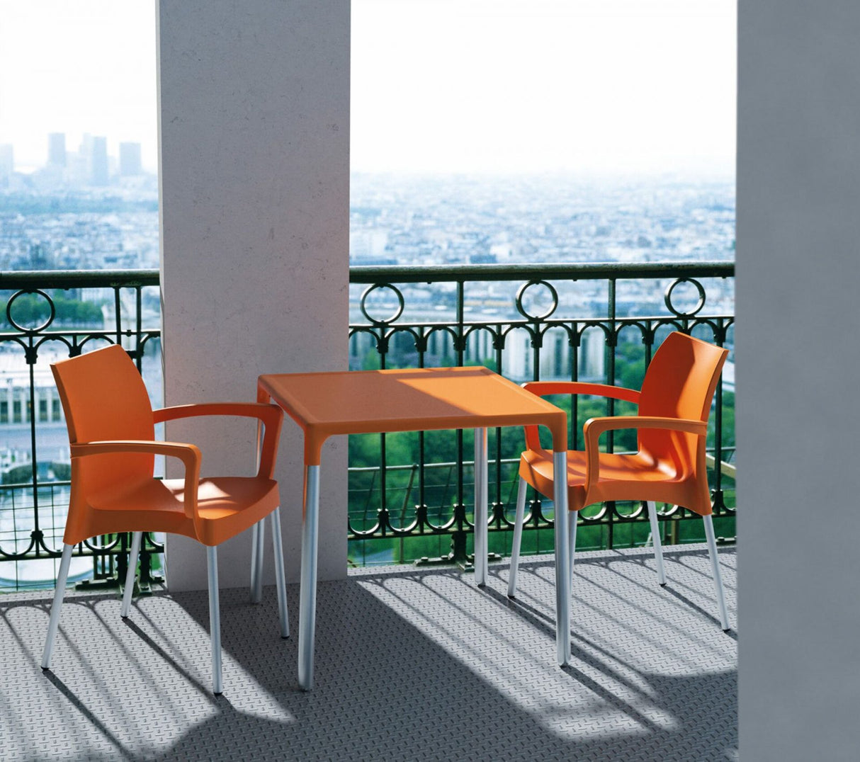 FL Dolce Hospitality Outdoor Stackable Armchair