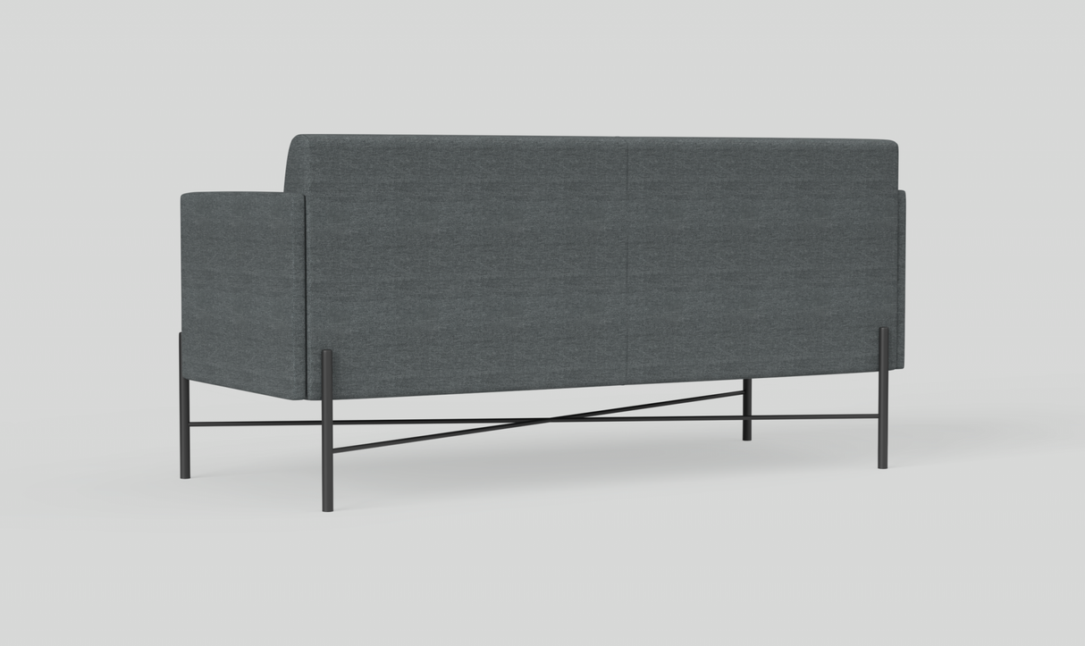 OL Avalon Fabric Upholstered Reception Area 2 Seater Sofa
