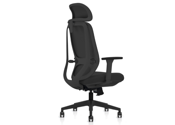 DD Nova Mesh Back Black Task Chair with Headrest