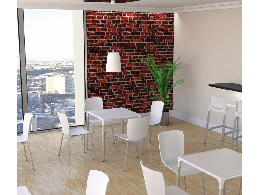 FL Gio Hospitality Outdoor Stackable Bar Stool