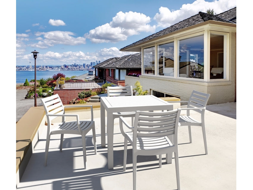 FL Ares Hospitality Indoor/Shaded Outdoor Dining Table