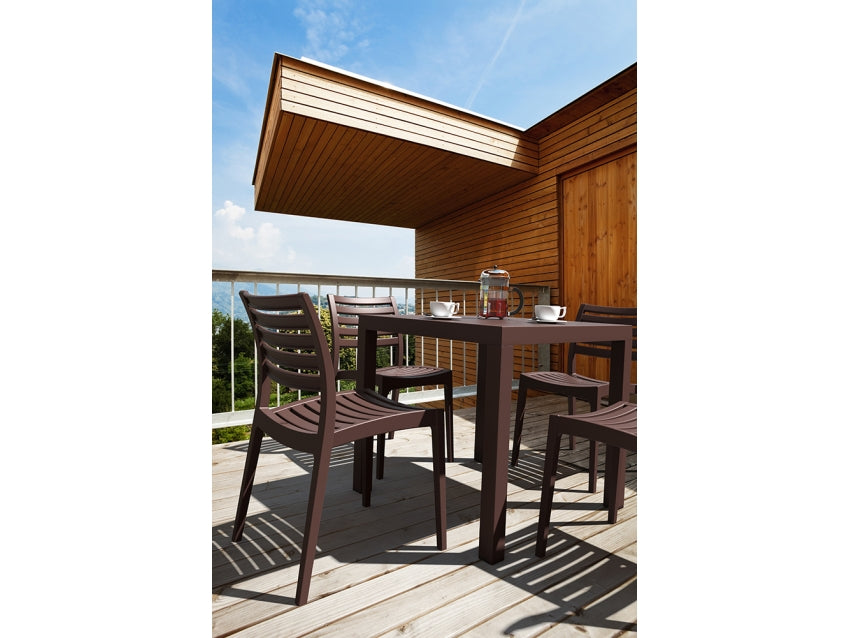 FL Ares Hospitality Indoor/Shaded Outdoor Dining Table