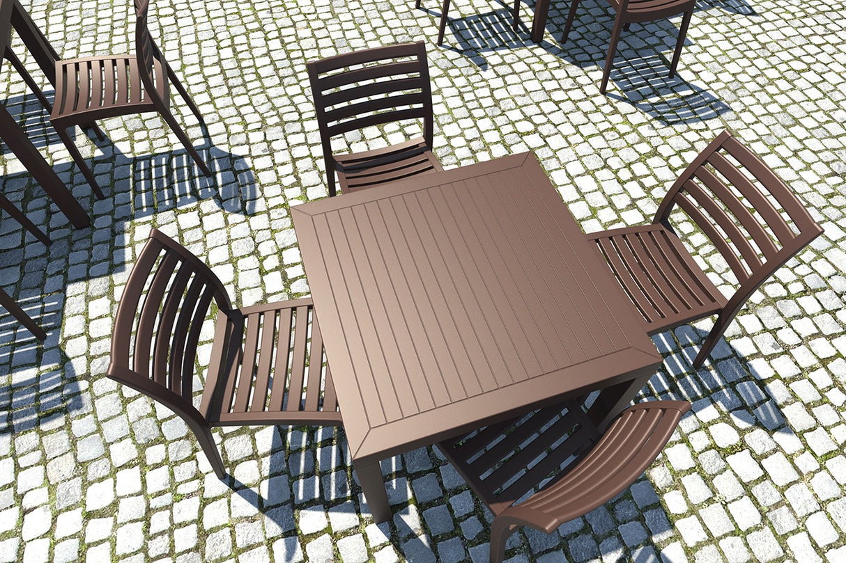 FL Ares Hospitality Outdoor Stackable Chair