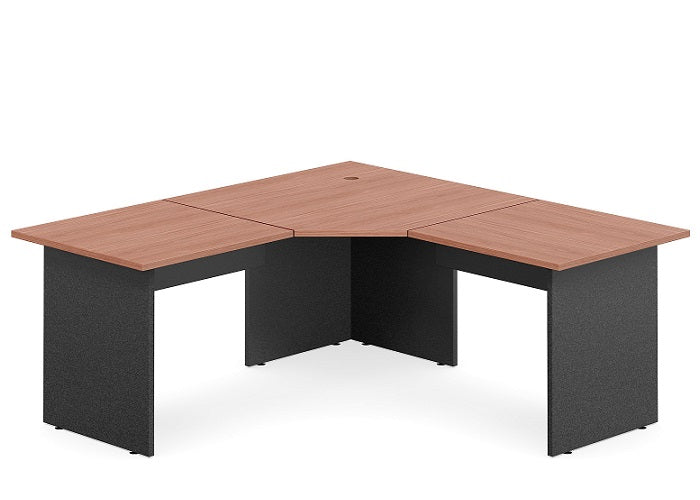 DD Accent 3 Piece Splay Corner Workstation