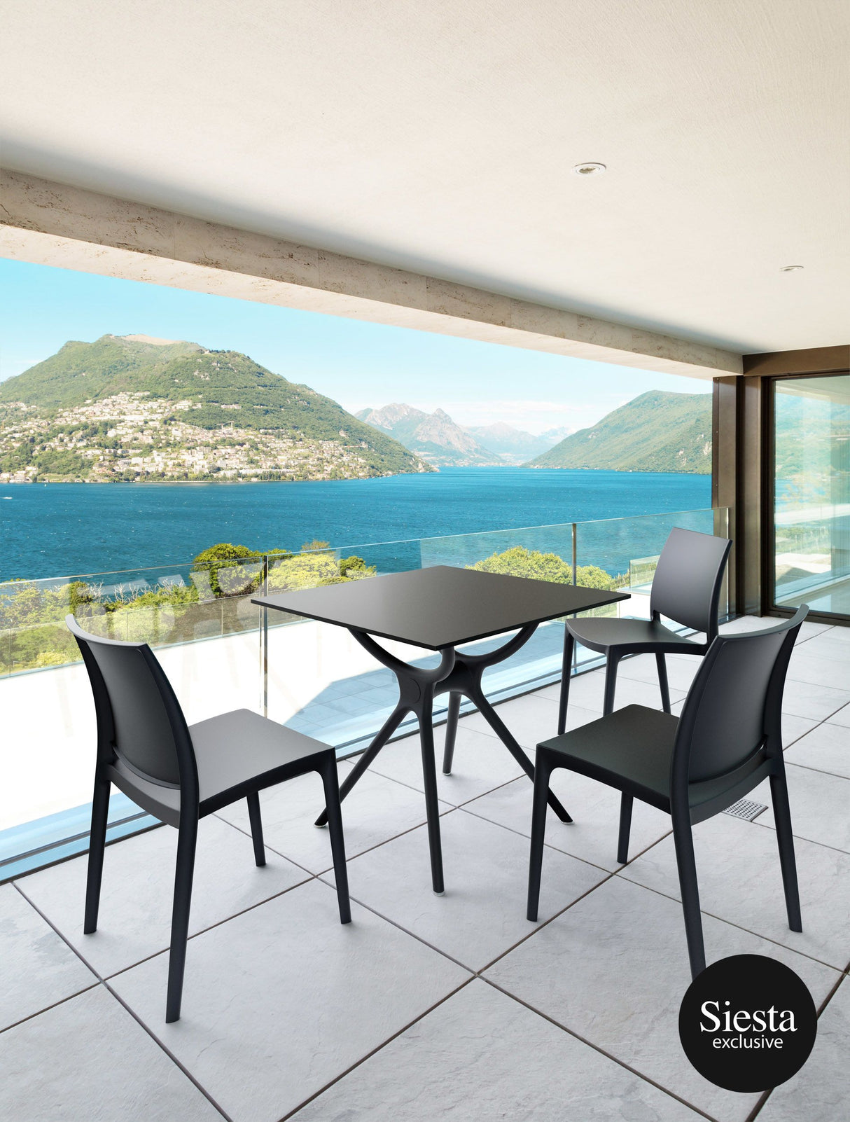 FL Air 4 Piece Outdoor Lounge Setting with Maya Chair