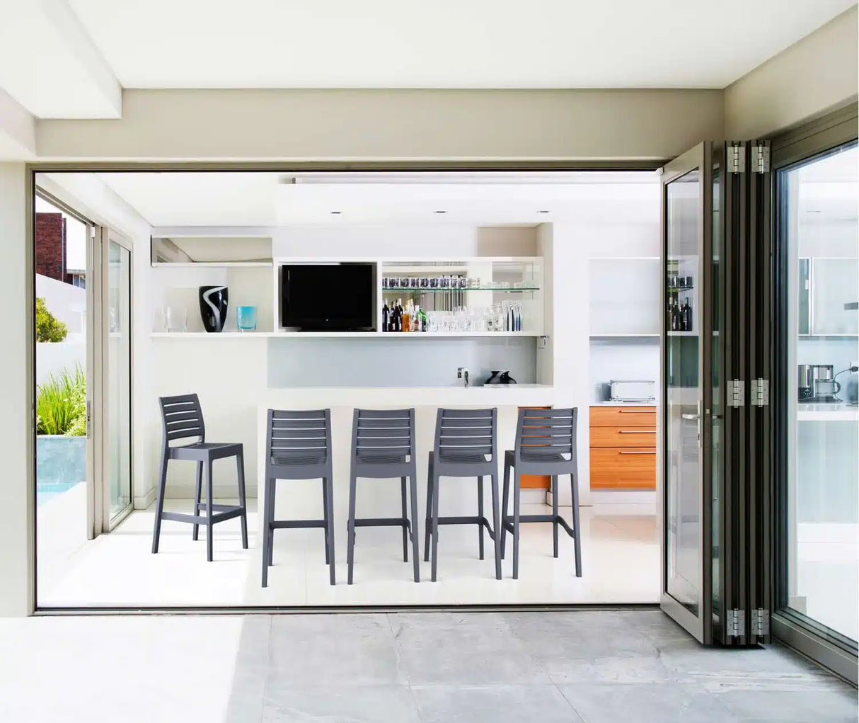 FL Ares Hospitality Outdoor Barstool