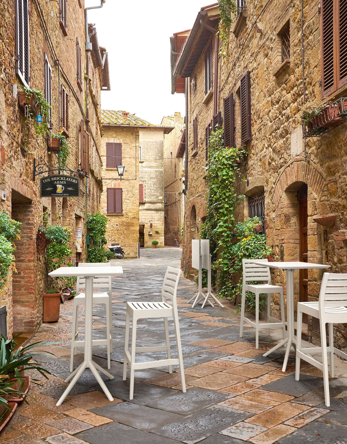 FL Ares Hospitality Outdoor Barstool