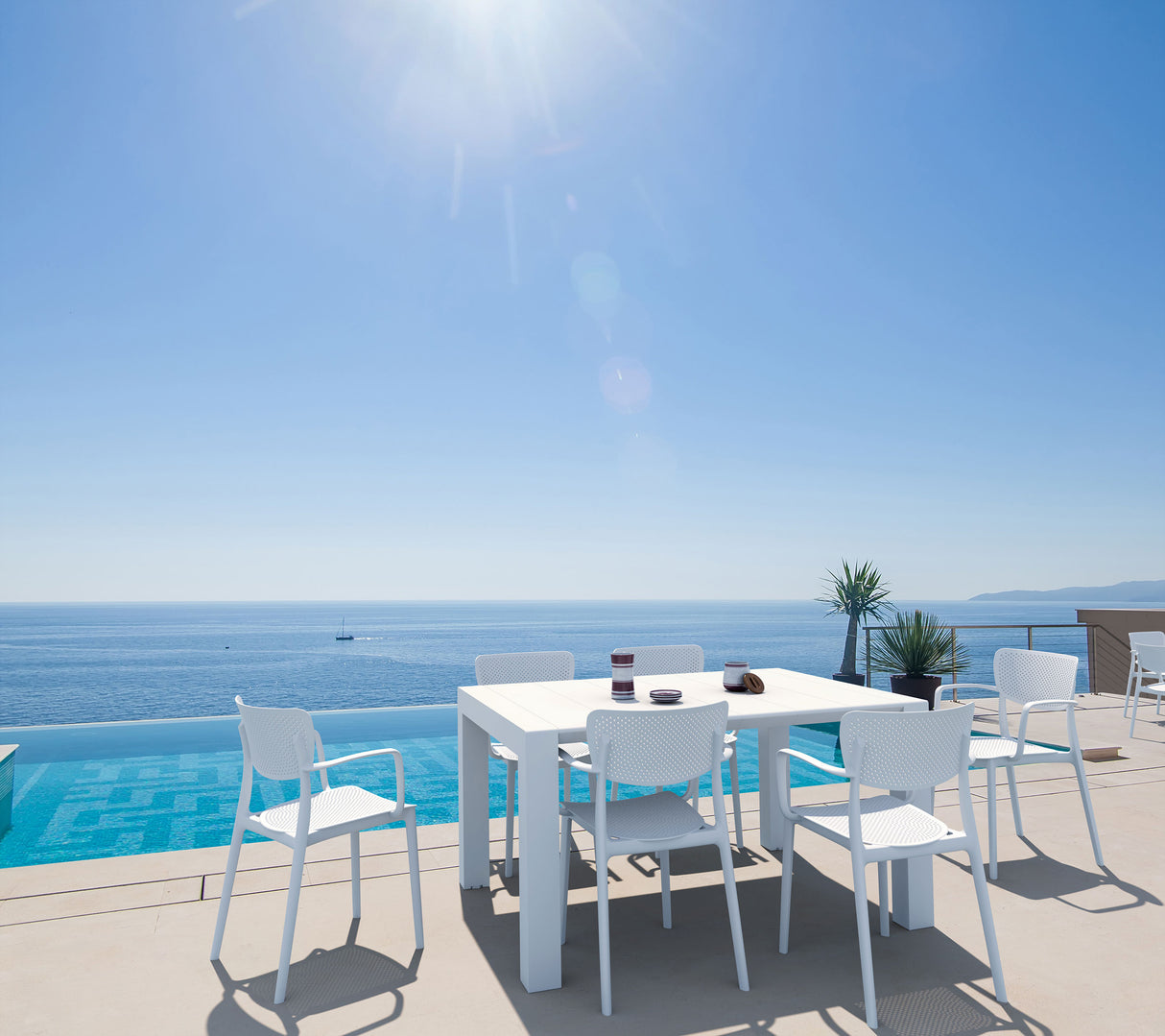 FL Loft Stackable Hospitality Outdoor Armchair