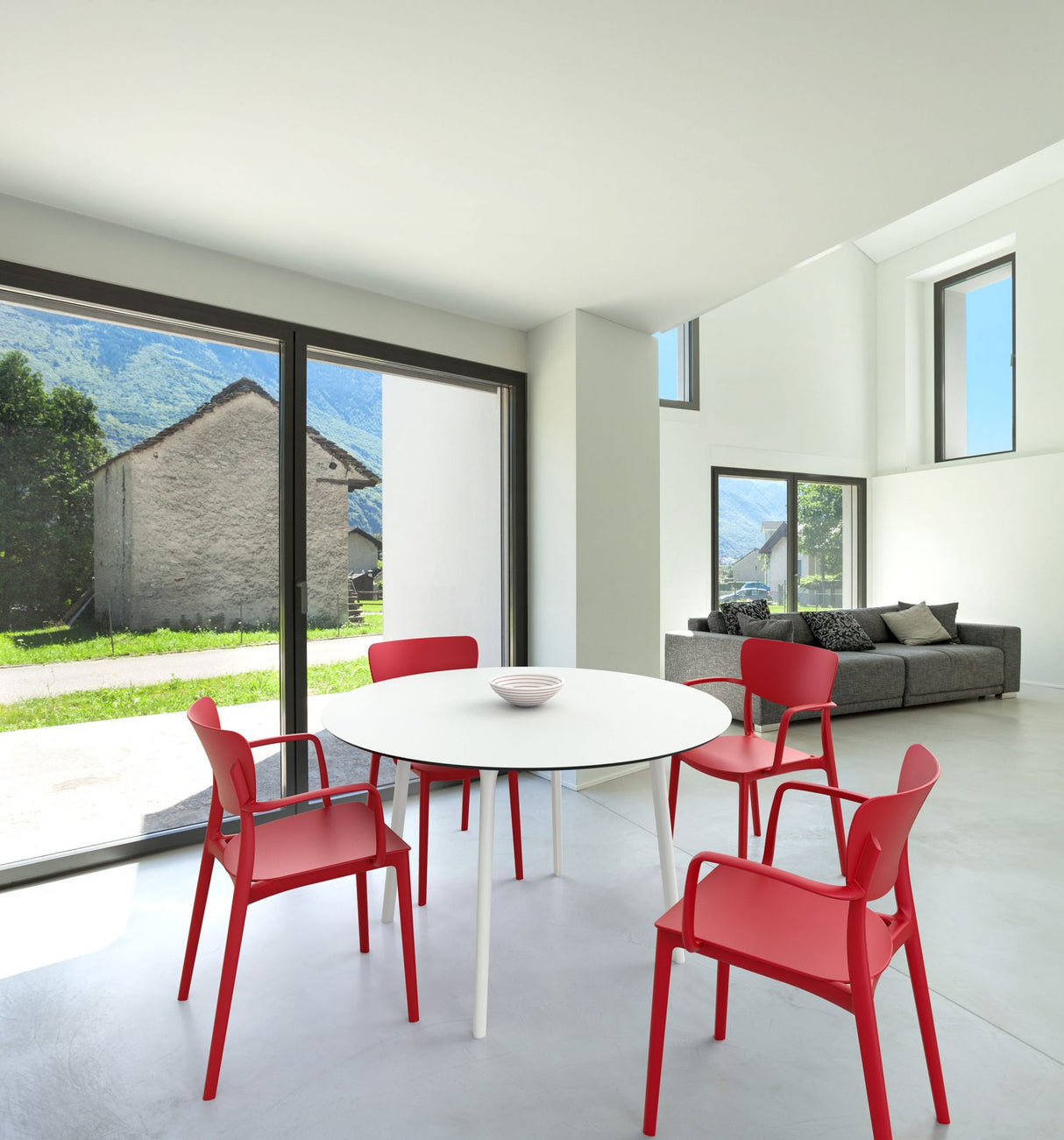 FL Lisa Hospitality Outdoor Stackable Armchair