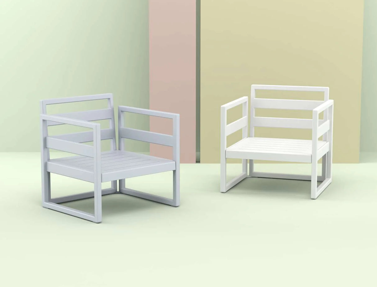 FL Mykonos Hospitality Outdoor Lounge Armchair with Cushion