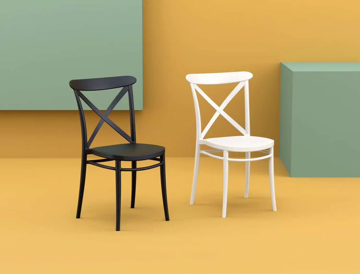 FL Cross Back Hospitality Outdoor Chair