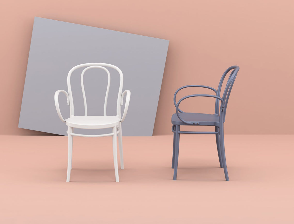 FL Victor XL Hospitality Stackable Outdoor Armchair