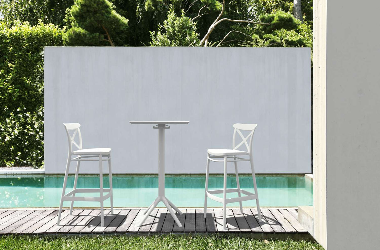 FL Crossback Hospitality Outdoor Barstool