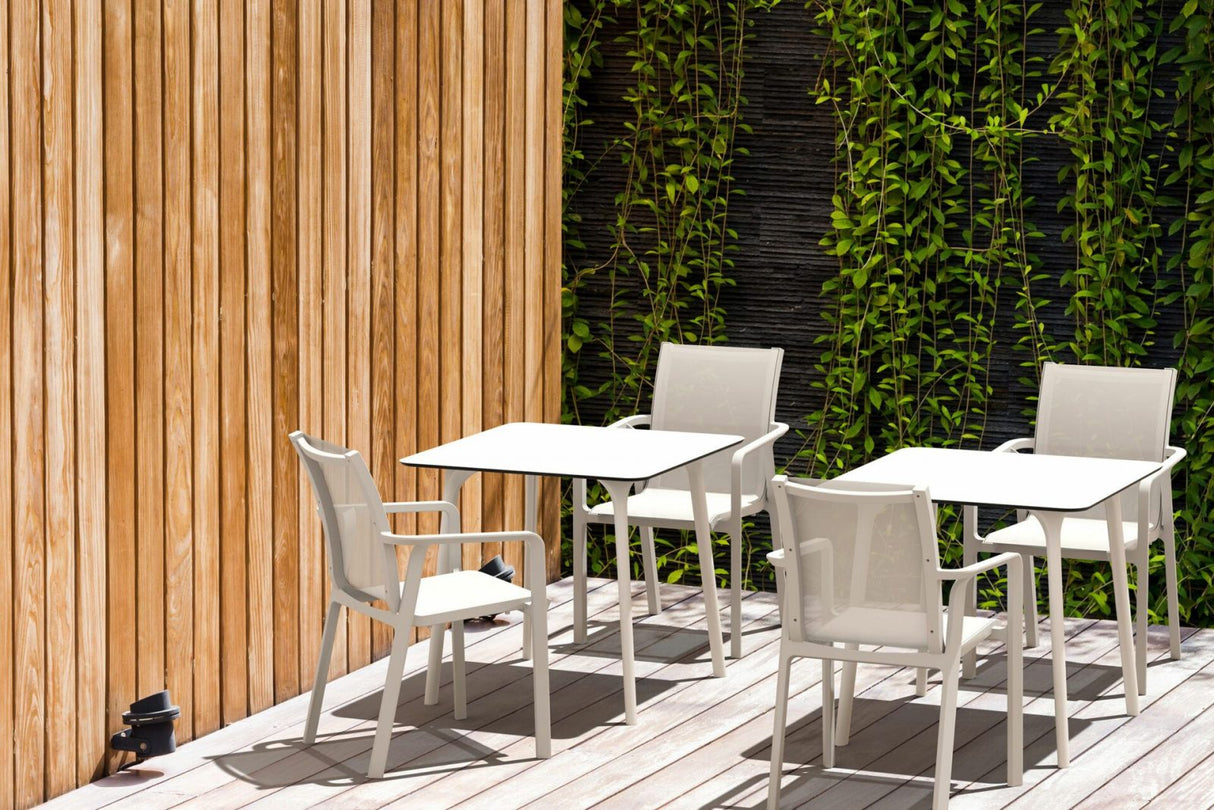 FL Pacific Hospitality Outdoor Stackable Armchair