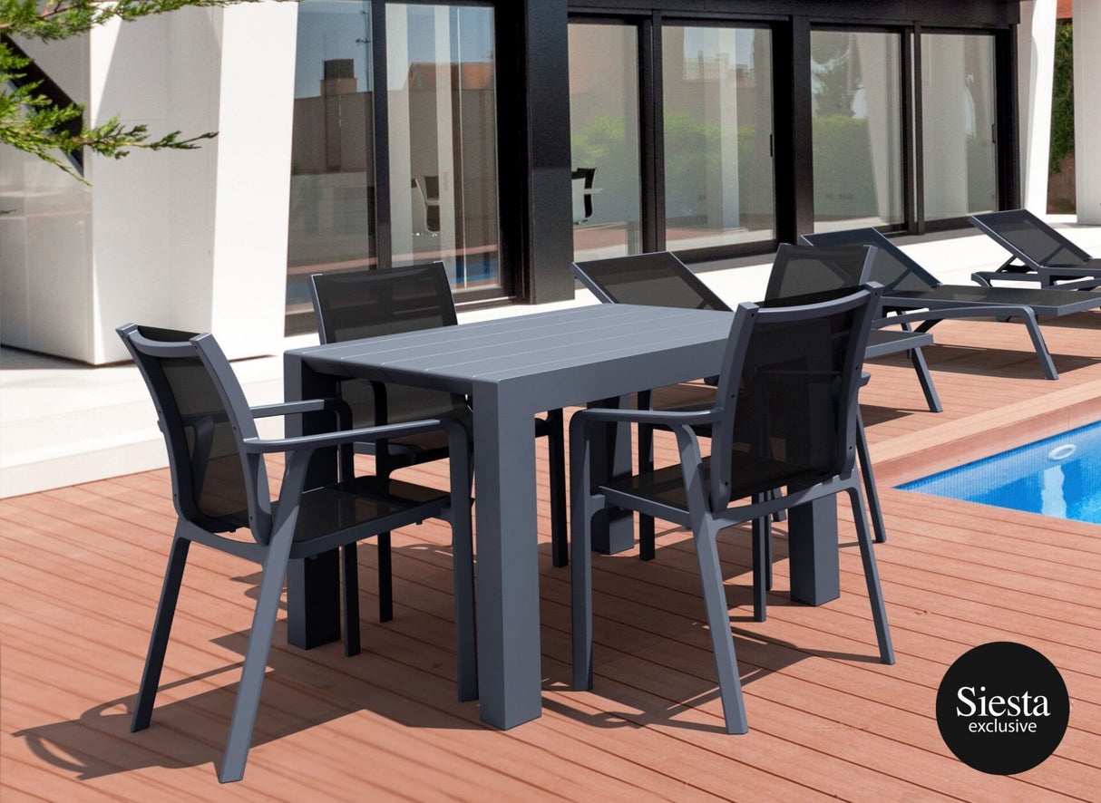 FL 11 Piece Outdoor Lounge Setting with Vegas Extendable Table
