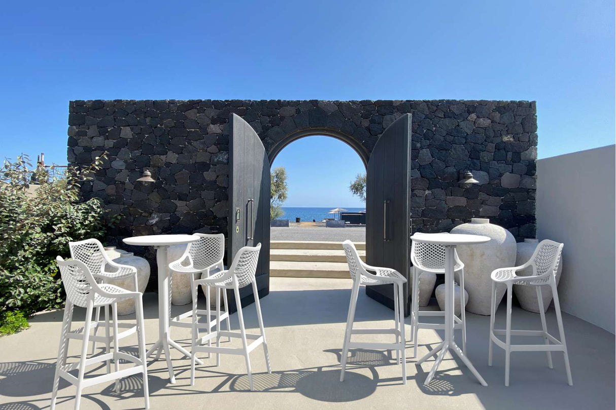 FL Sky Hospitality Round Folding Bar Table