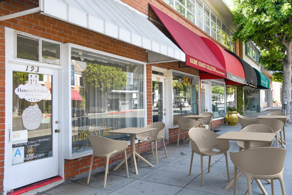 FL Sky Pro Hospitality Stacking Outdoor Dining Chair