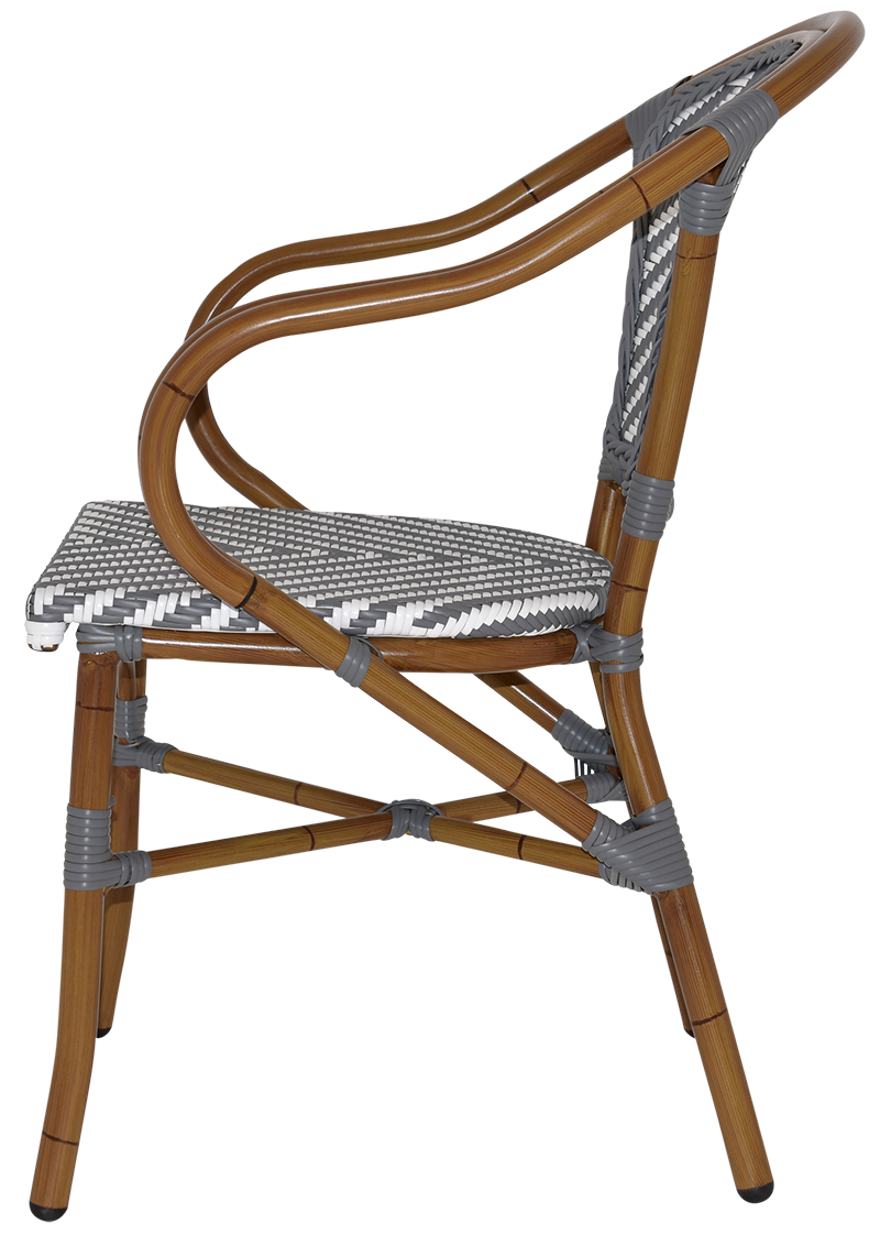EZ Amalfi Synthetic Wicker Aluminium Frame Outdoor Armchair