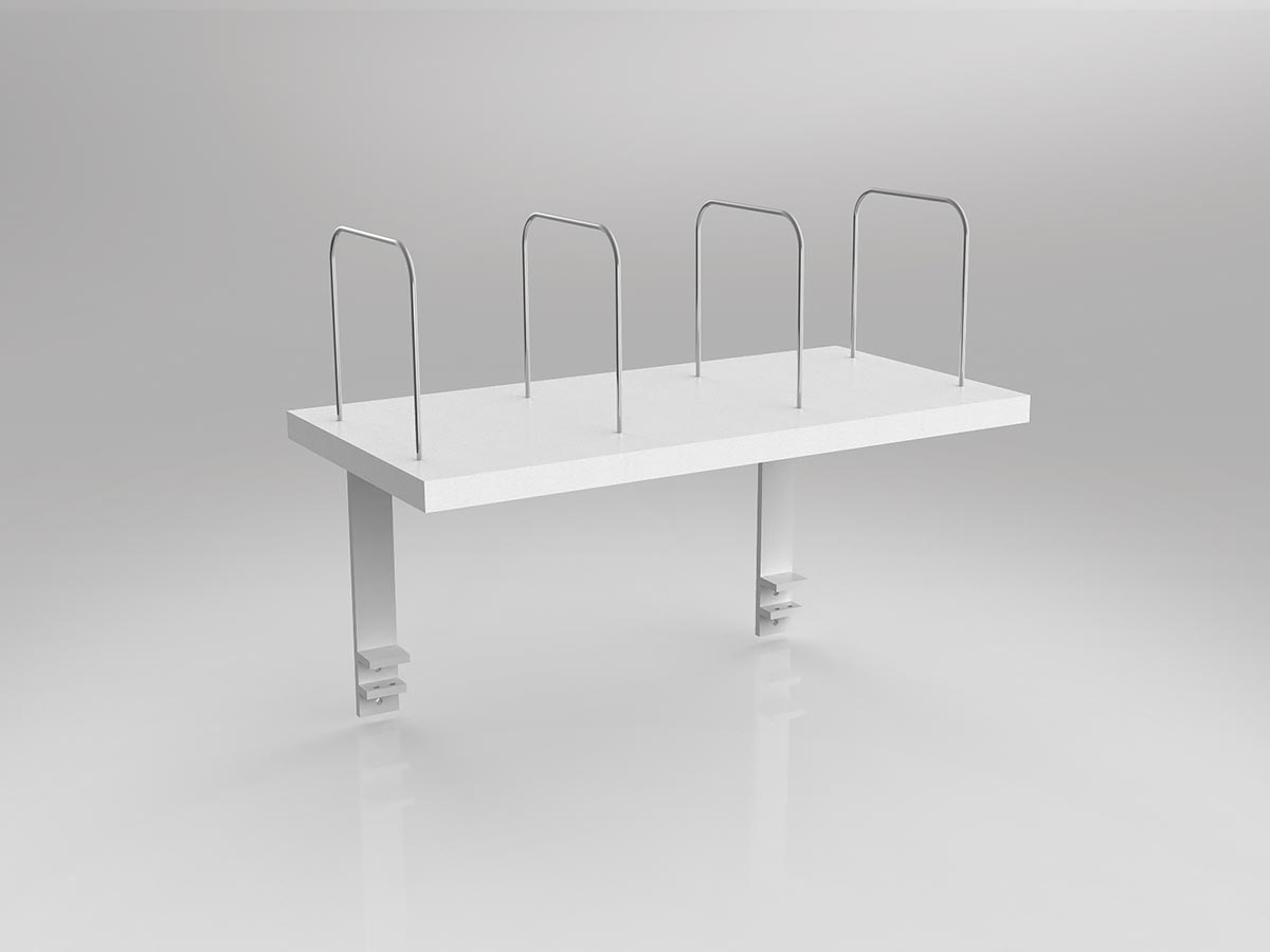 OL Axis Deskmount Shelf