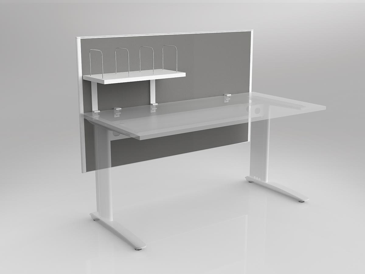 OL Axis Deskmount Shelf