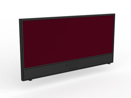 OL Studio Screen with Ducting for Agile Shared Desk – Breath Fabric with Black Frame