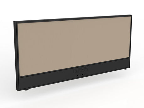 OL Studio Screen with Ducting for Agile Shared Desk – Breath Fabric with Black Frame