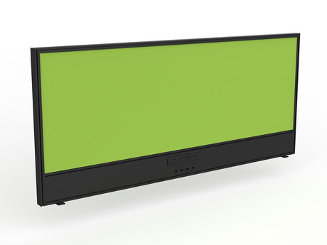 OL Studio Screen with Ducting for Agile Shared Desk – Breath Fabric with Black Frame