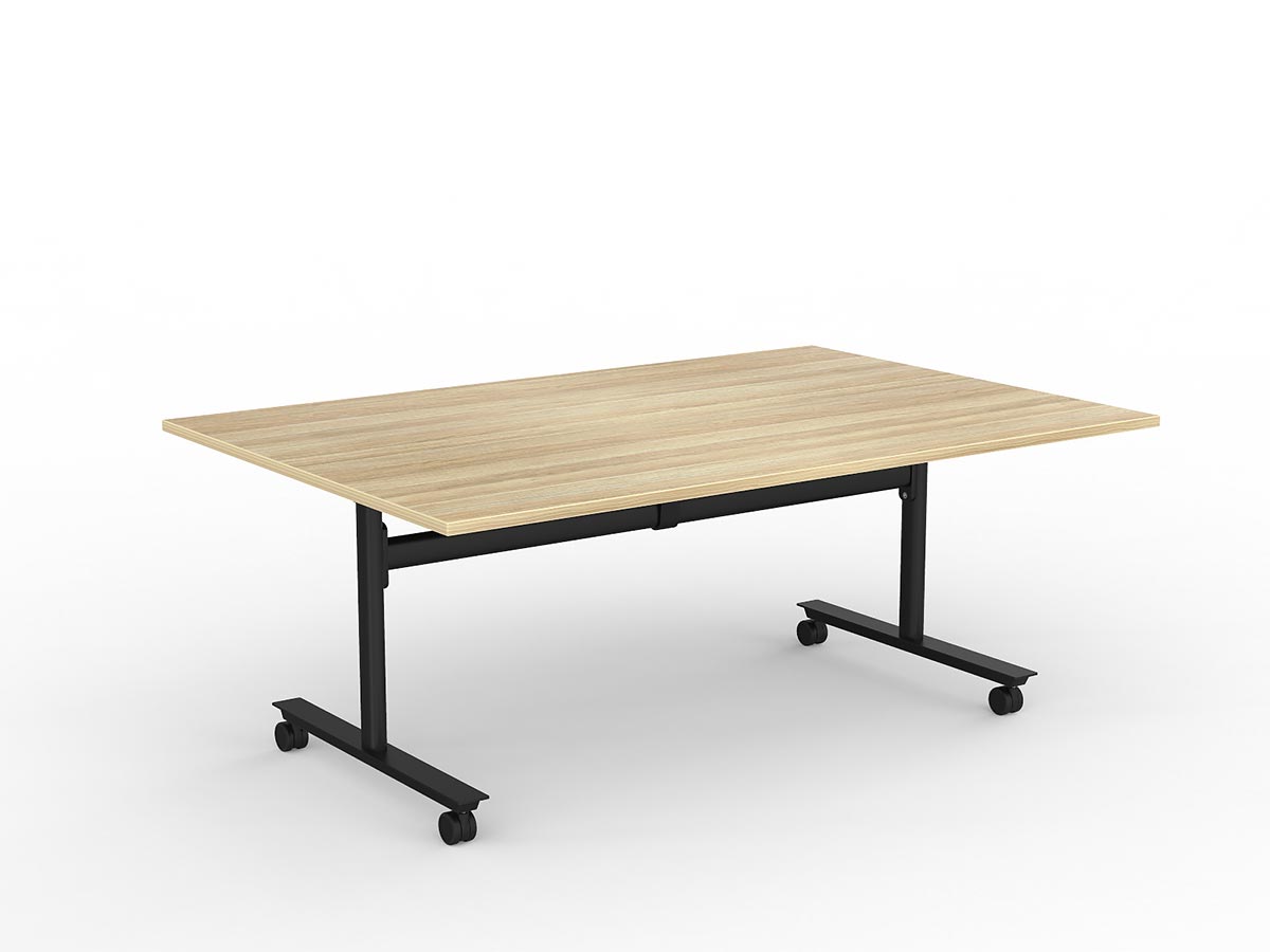 OL Agile Rectangular Flip Table with Castors