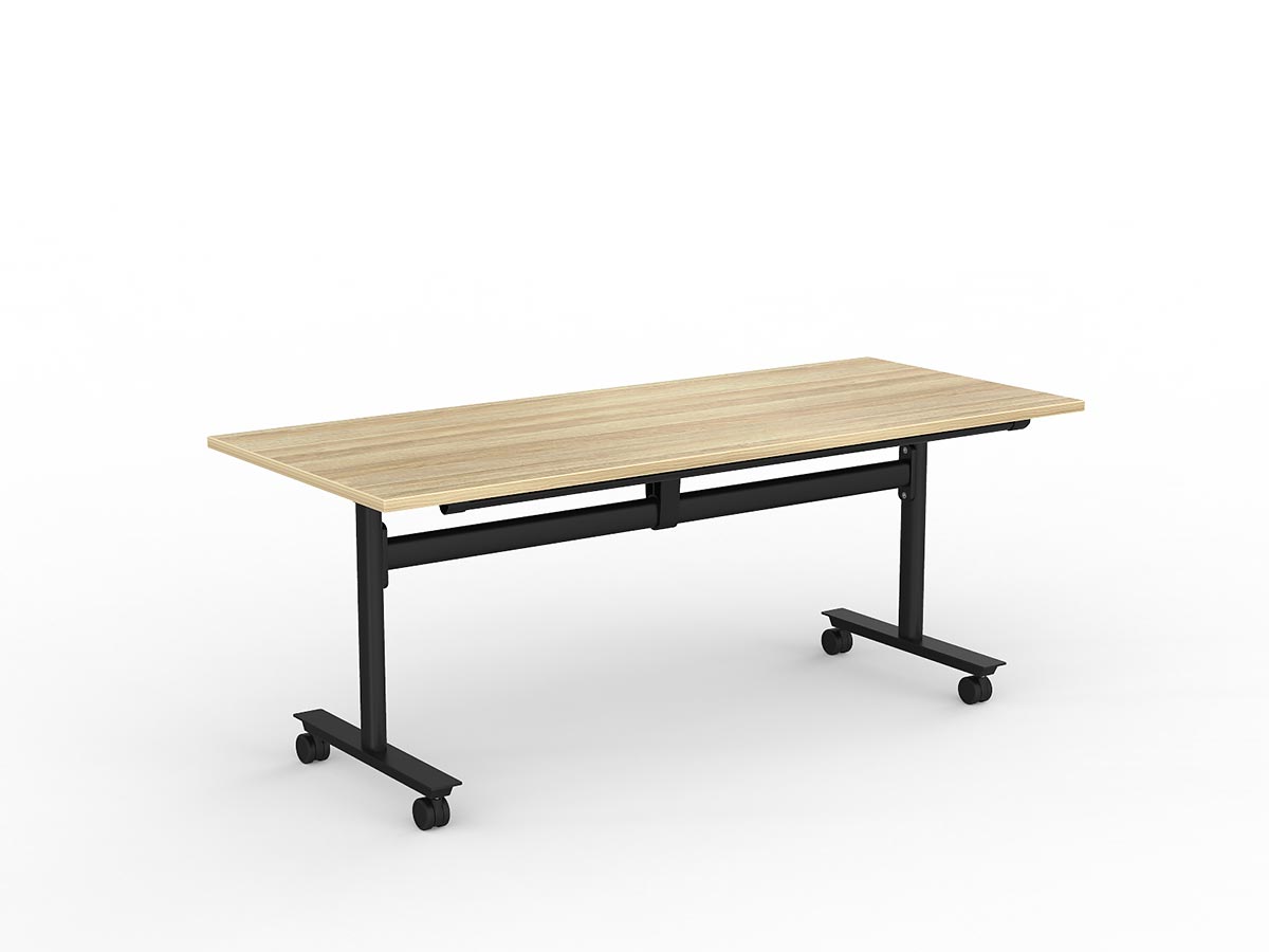 OL Agile Rectangular Flip Table with Castors