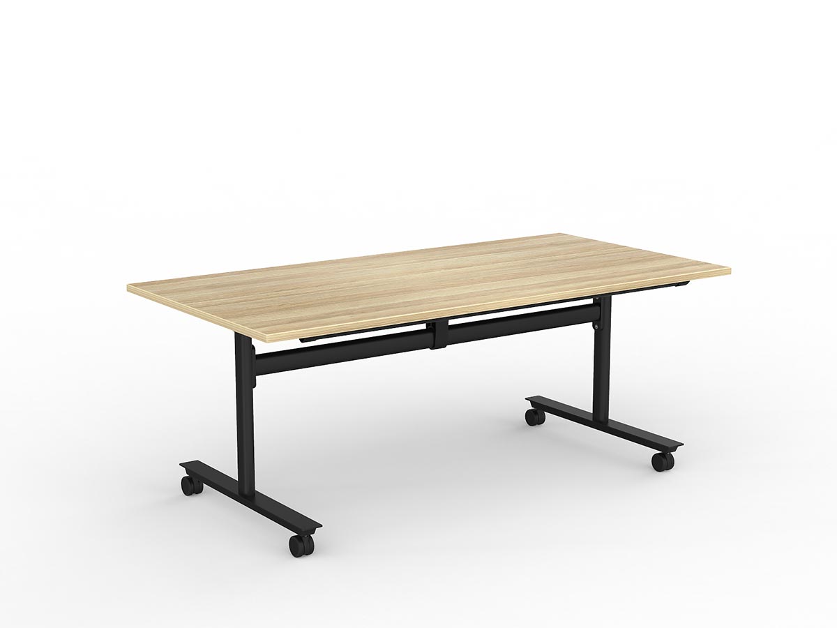 OL Agile Rectangular Flip Table with Castors