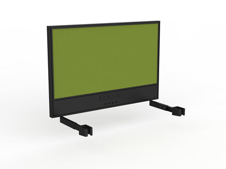 OL Studio Screen with Ducting for Agile Individual Desk – Splice Fabric with Black Frame