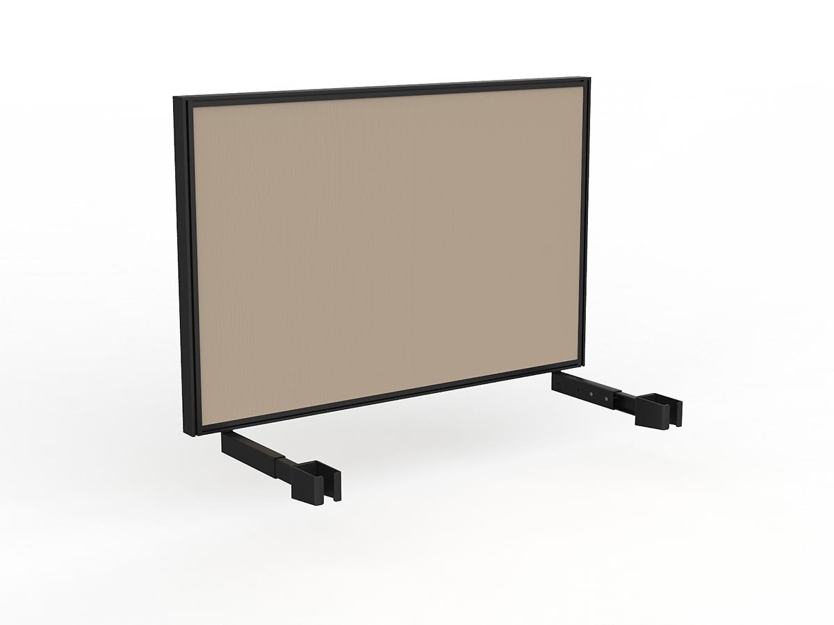 OL Studio Deskmount Screen for Agile Individual Desk – Breath Fabric Black Frame
